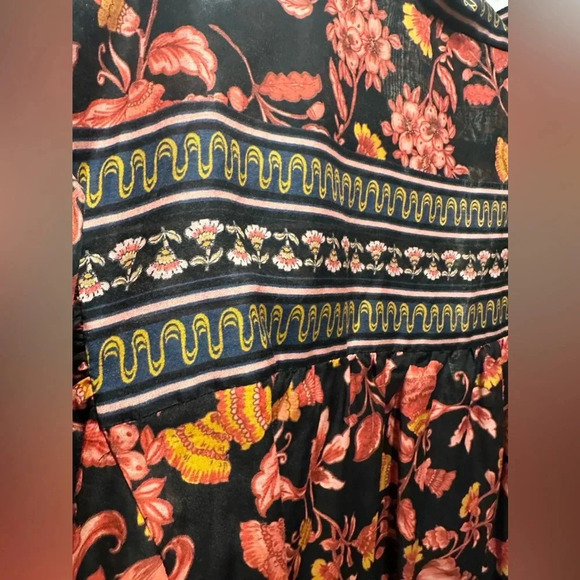 Alice + Olivia fall into you black multi mini dress size 0 - Picture 10 of 16